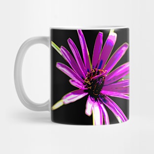 Purple Flower - Wild Salsify - Art Mug